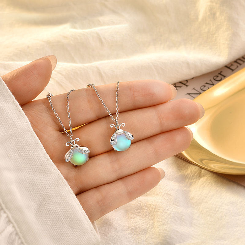 Firefly Moonstone Necklace | Unique and eye-catching
