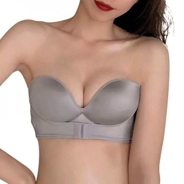 Strapless Push-Up Bra | With convenient front closure!