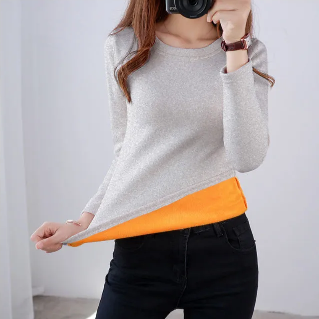 Athena Velvet Thermal Top | Warm & Comfortable