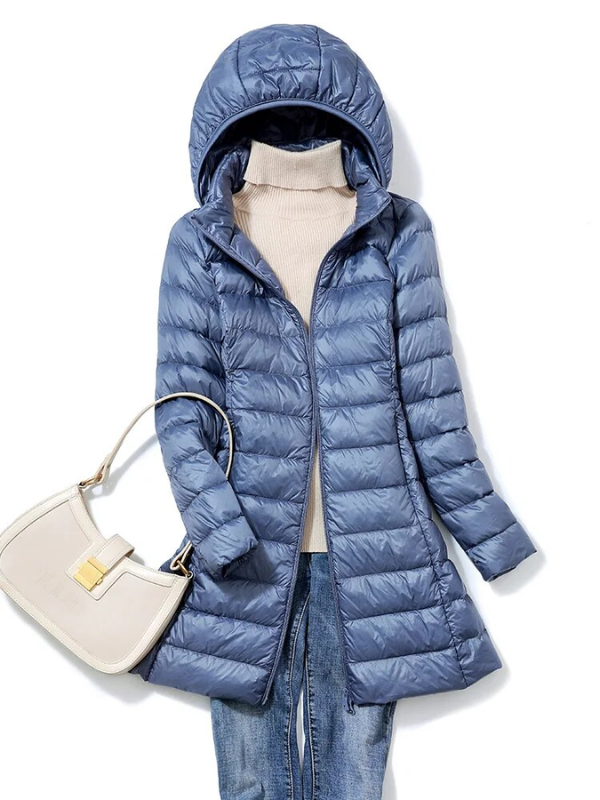 Daisy Long Down Jacket | Cozy & Stylish