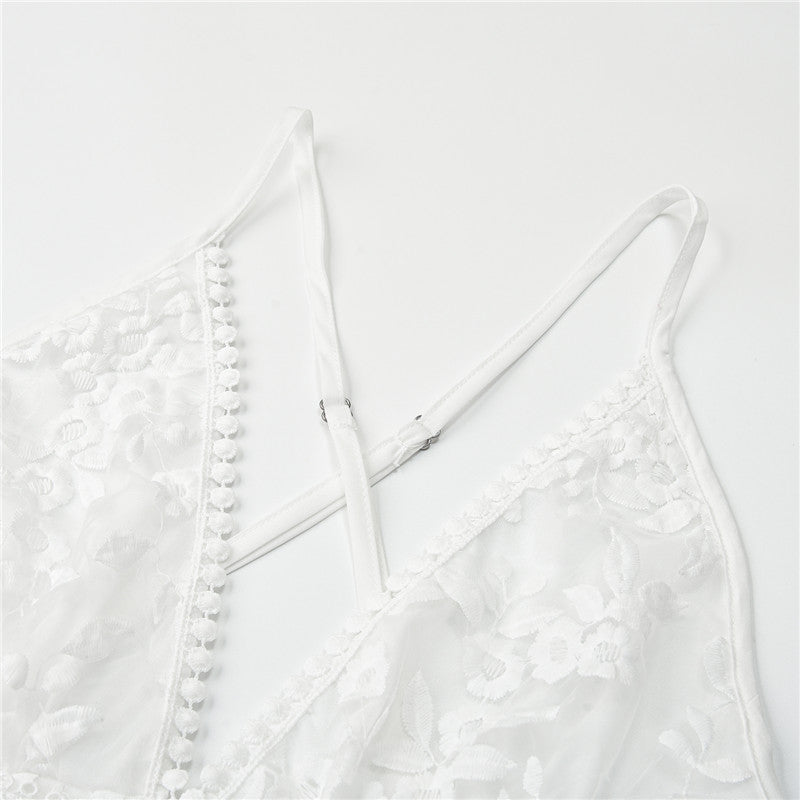 Sammy Jackson™Reina Romantische Jurk | Een elegante, witte zomerjurk