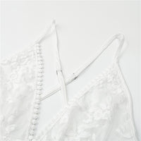 Sammy Jackson™Reina Romantische Jurk | Een elegante, witte zomerjurk