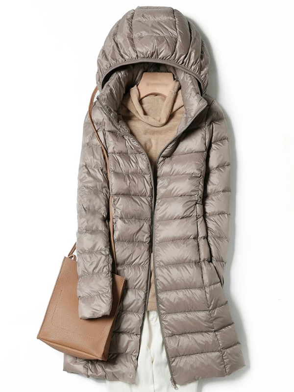 Daisy Long Down Jacket | Cozy & Stylish