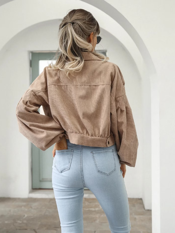 Eva Cropped Bomber Jacket | Bold & Stylish