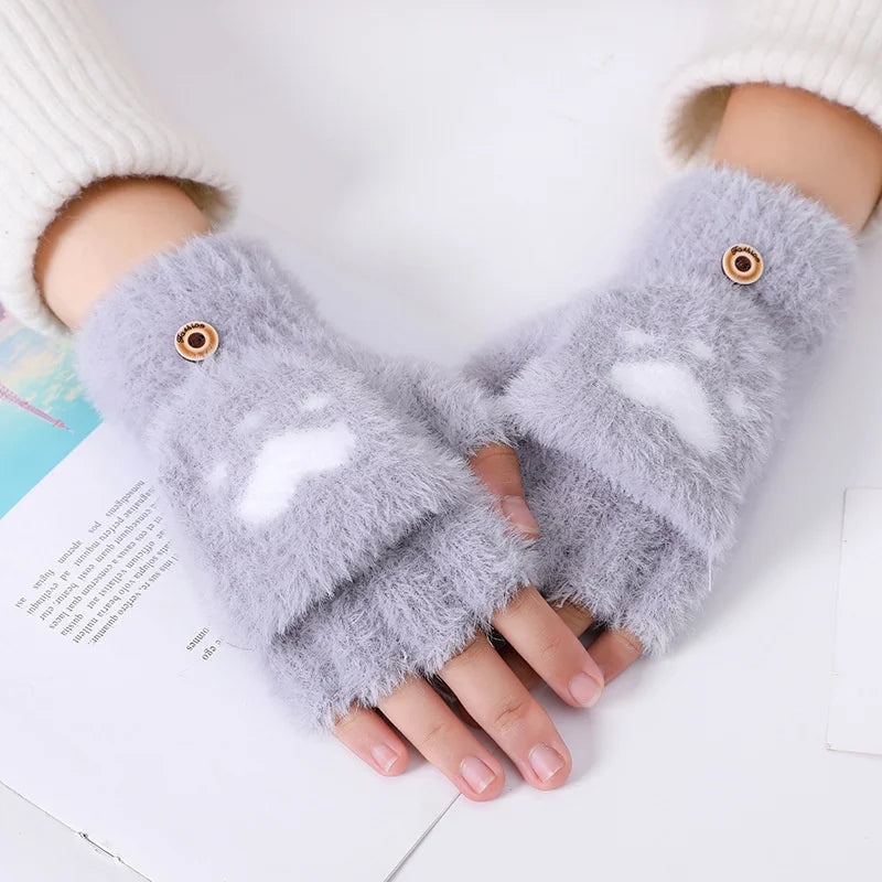 Ally Flip Mink Mittens | Cute & Comfy
