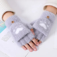 Ally Flip Mink Mittens | Cute & Comfy