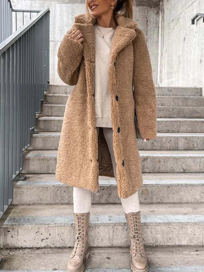 Daniella Teddy Coat | Long & Warm