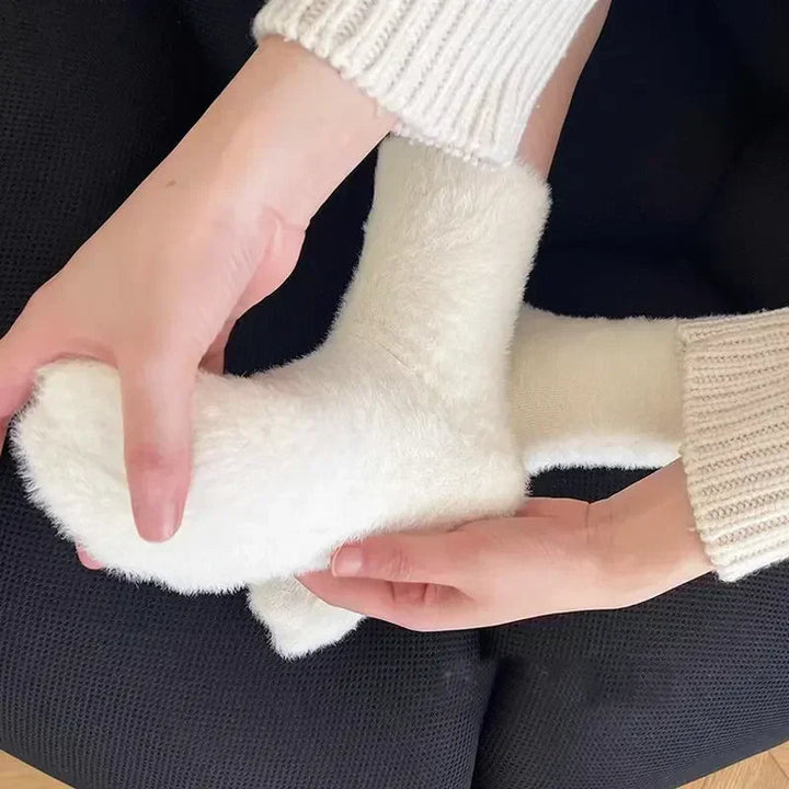Anika Velvet Socks | Fluffy & Comfy