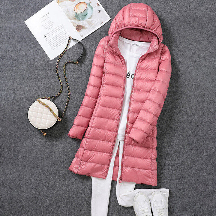 Daisy Long Down Jacket | Cozy & Stylish