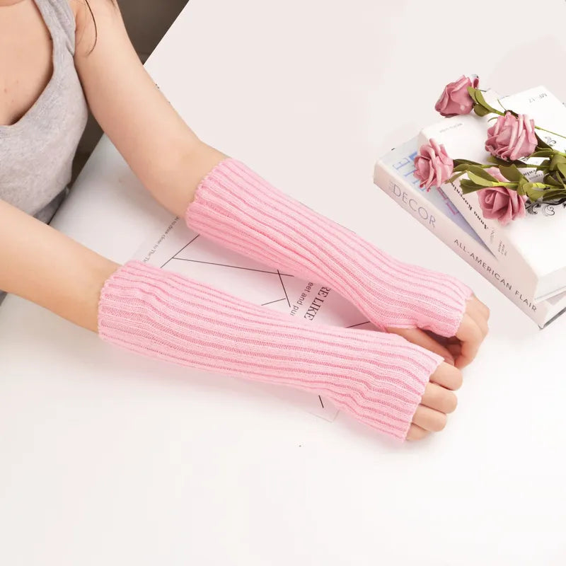Elena Fingerless Gloves | Long & Fashionable
