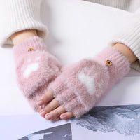 Ally Flip Mink Mittens | Cute & Comfy
