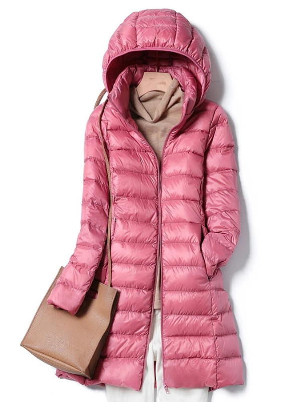 Daisy Long Down Jacket | Cozy & Stylish
