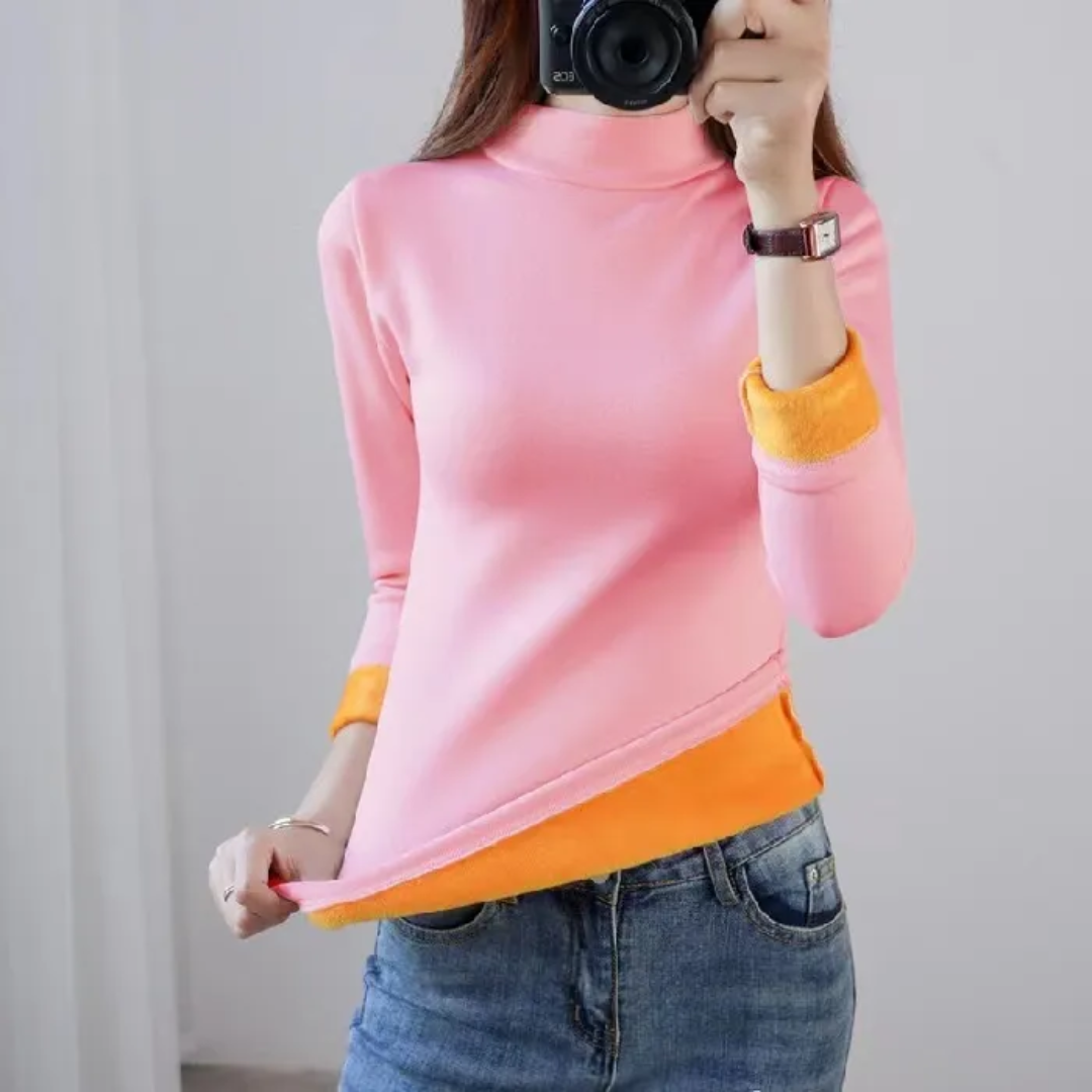 Athena Velvet Thermal Top | Warm & Comfortable
