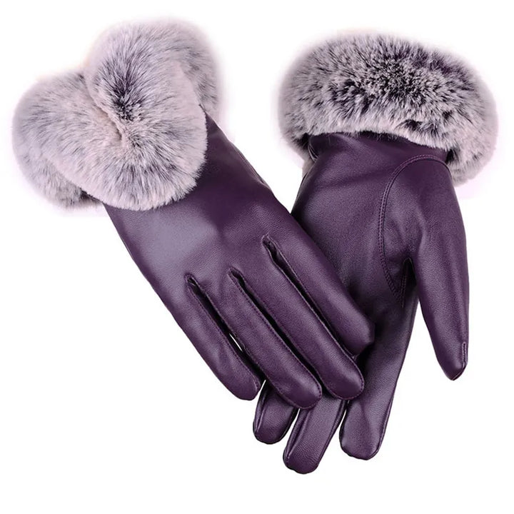 Apple Leather Gloves | Stylish & Warm