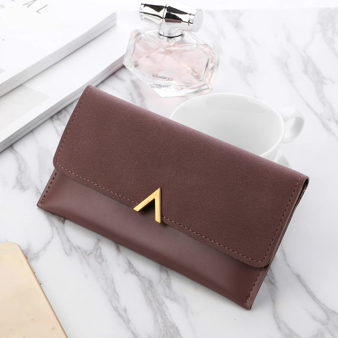 Velvet Leather Wallet | Large & Modern