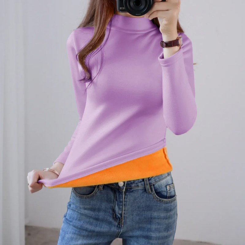 Athena Velvet Thermal Top | Warm & Comfortable