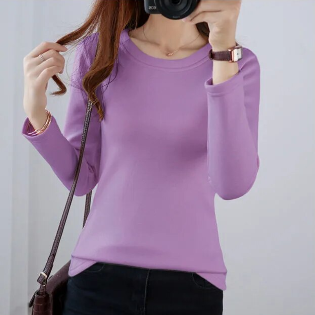Athena Velvet Thermal Top | Warm & Comfortable