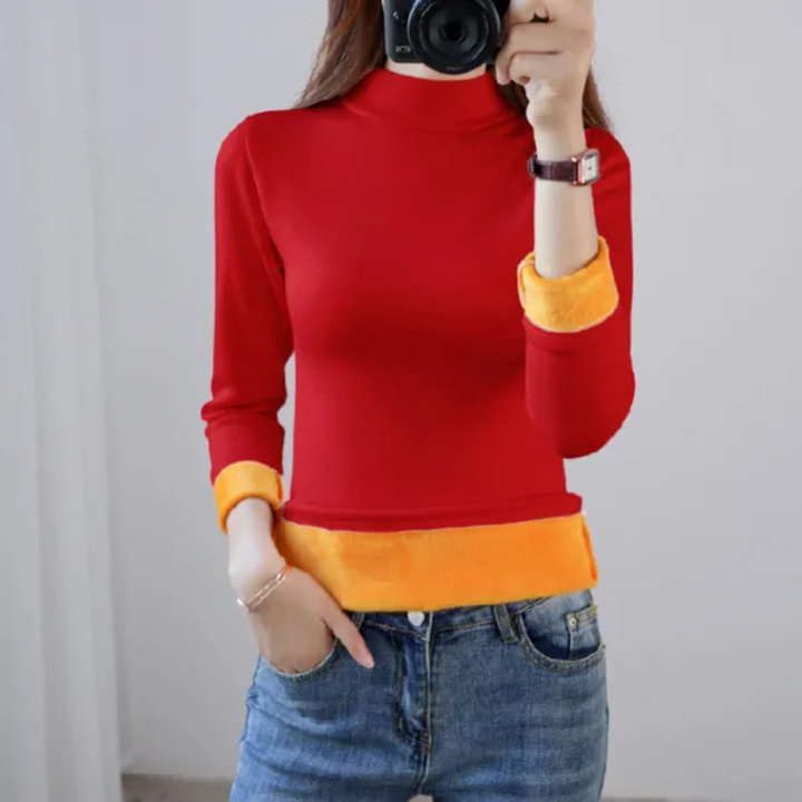 Athena Velvet Thermal Top | Warm & Comfortable