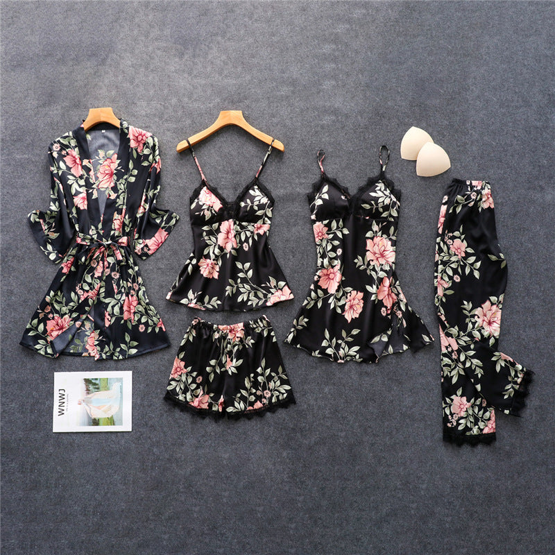 Sana Satin Pajama Set | A Romantic Pajama Set for Women