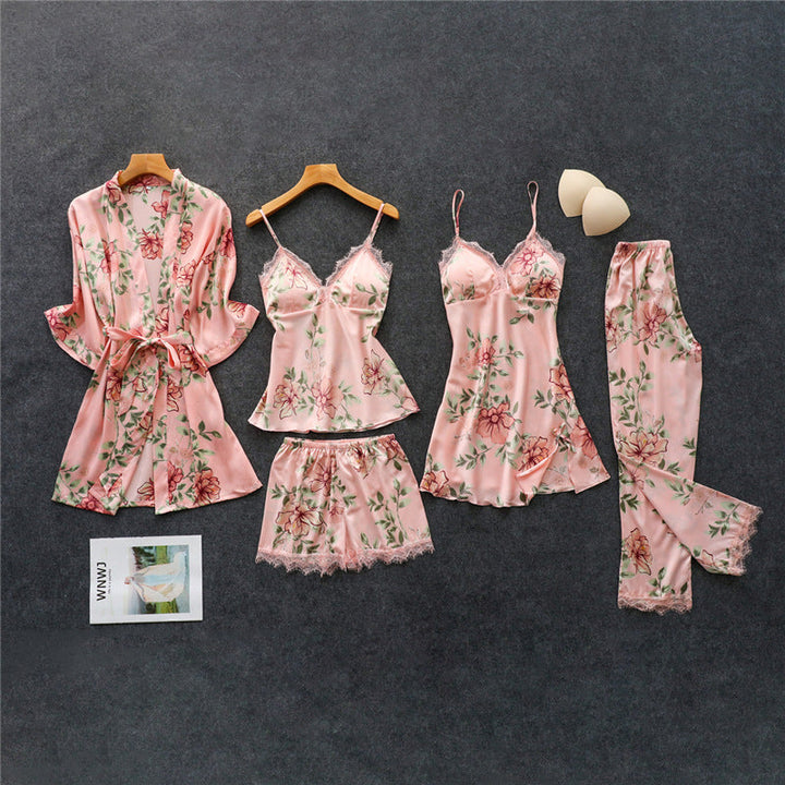 Sana Satin Pajama Set | A Romantic Pajama Set for Women
