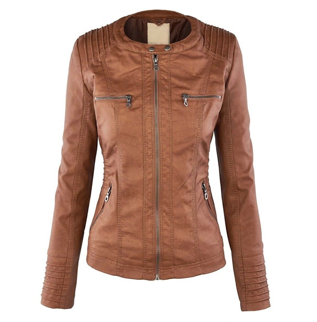 Cheska Leather Jacket | Unique & Stylish