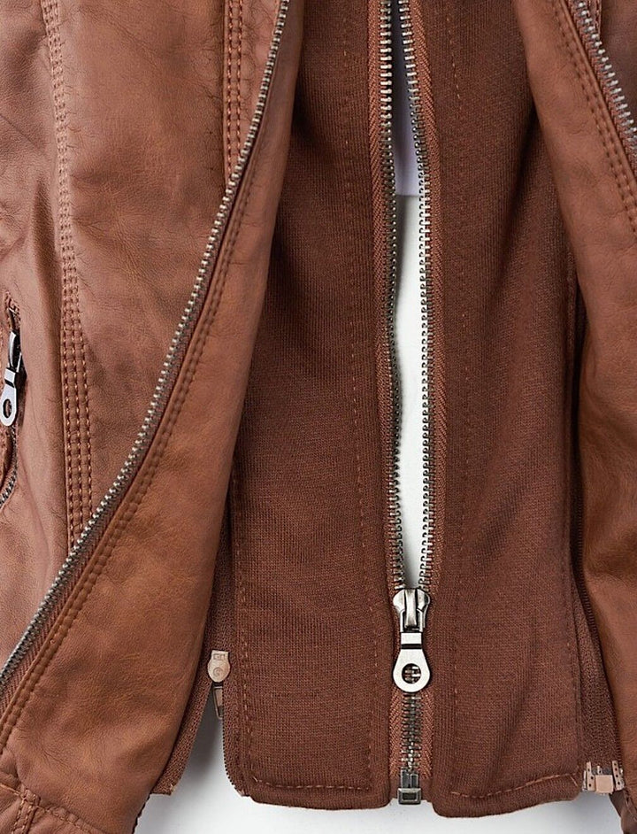 Cheska Leather Jacket | Unique & Stylish