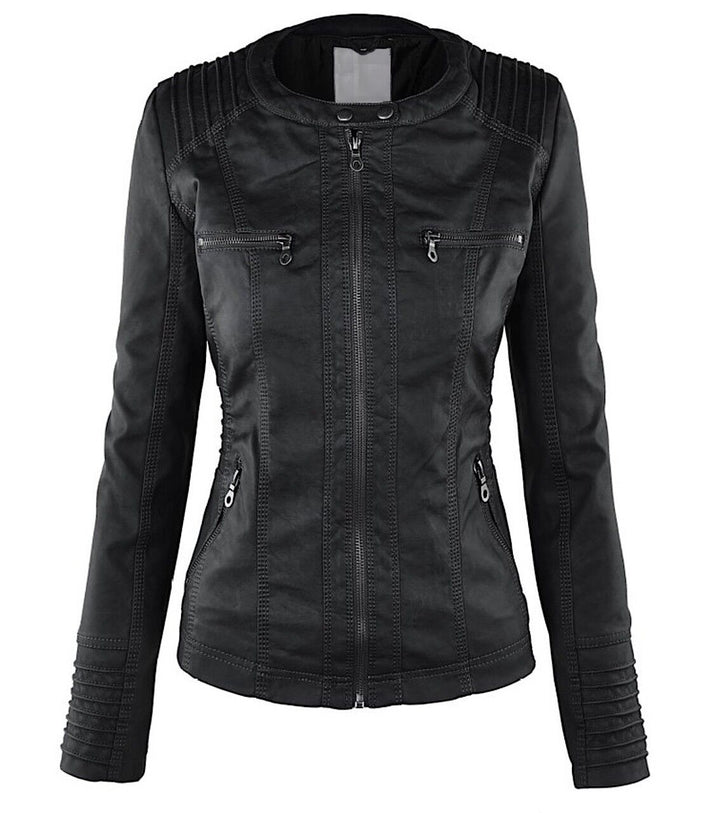 Cheska Leather Jacket | Unique & Stylish