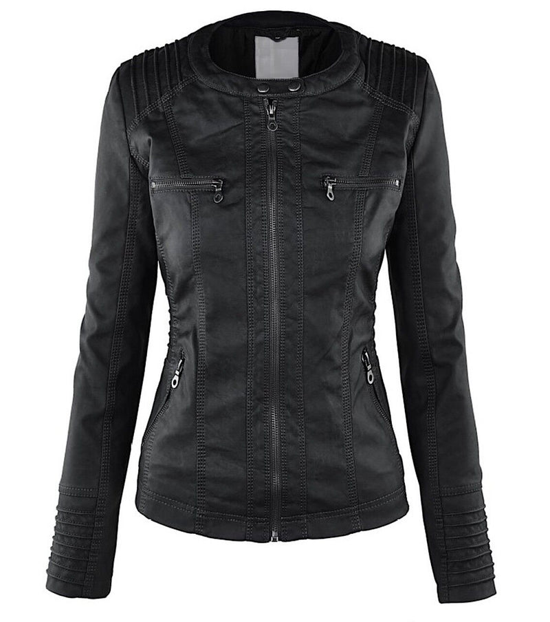 Cheska Leather Jacket | Unique & Stylish
