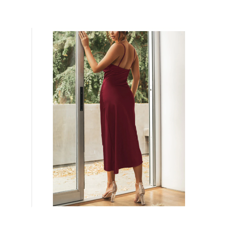 Sisi Satin Party Dress | A Sexy Bodycon Evening Dress