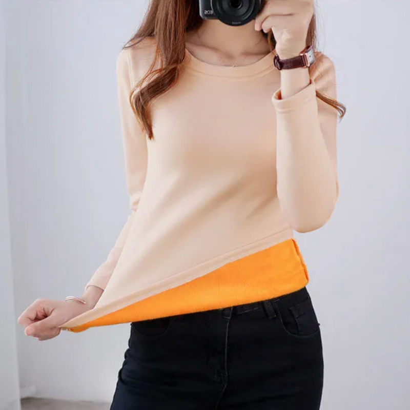 Athena Velvet Thermal Top | Warm & Comfortable