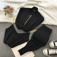 Vicky zestaw treningowy | 3-częściowy, stylowy dres damski
