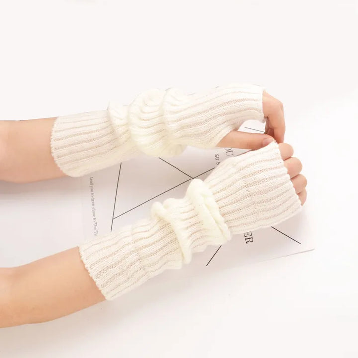 Elena Fingerless Gloves | Long & Fashionable
