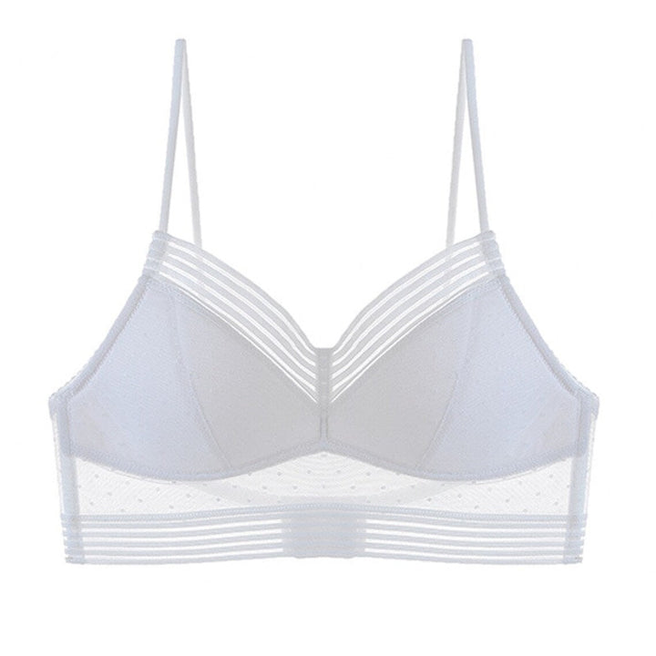 Backless Bra | With trendy polka dot mesh