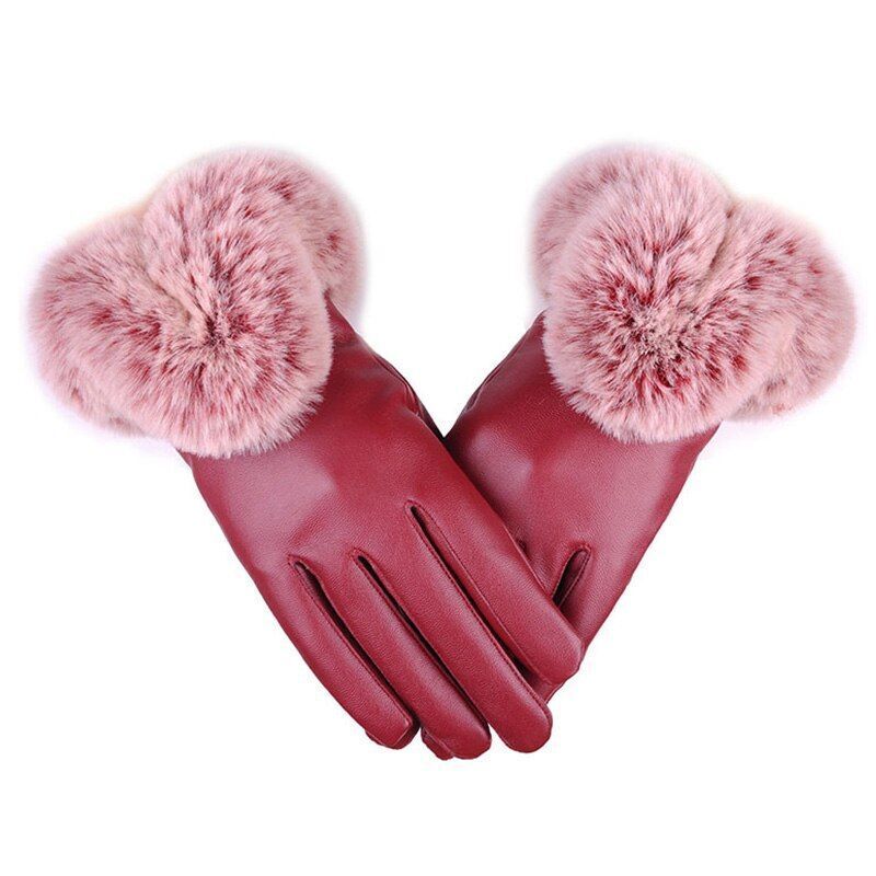 Apple Leather Gloves | Stylish & Warm