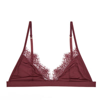 Soft Satin Bra | With beautiful lace edges to finish!