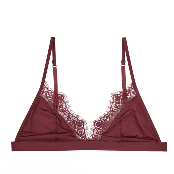 Soft Satin Bra | With beautiful lace edges to finish!