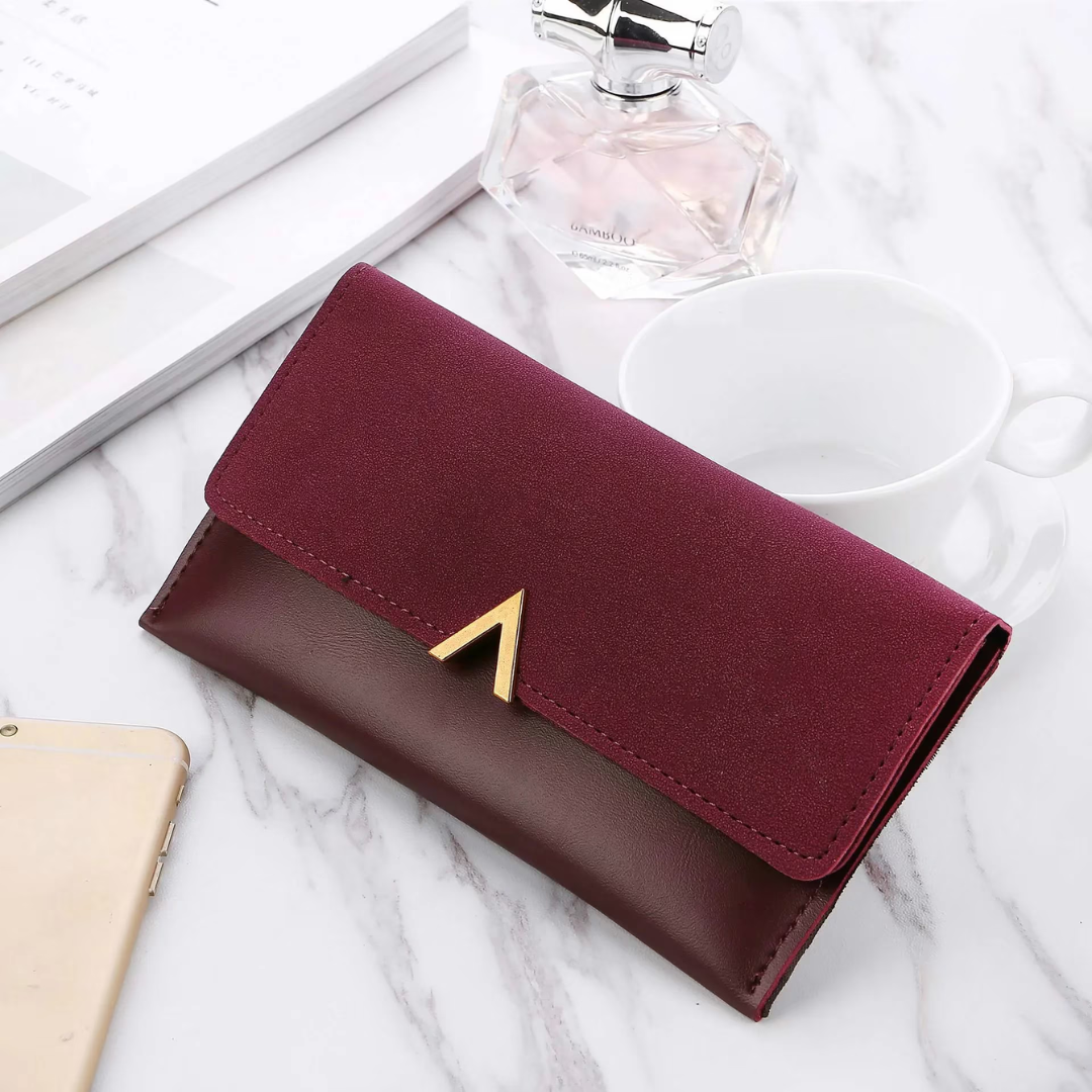 Velvet Leather Wallet | Large & Modern