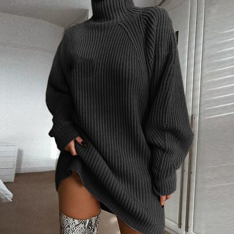 Sammy Jackson™ Lilia™ | Lange Wintertrui Damesfashion